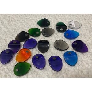 TRIANGLE Guitar  GRIP  Picks Lot Of 18 With Magnet  Multi Color